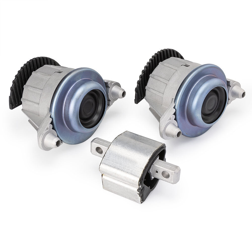 3Pcs Engine Motor Mounts for Mercedes C300 E350 E400 RWD 2122400418 2042400917