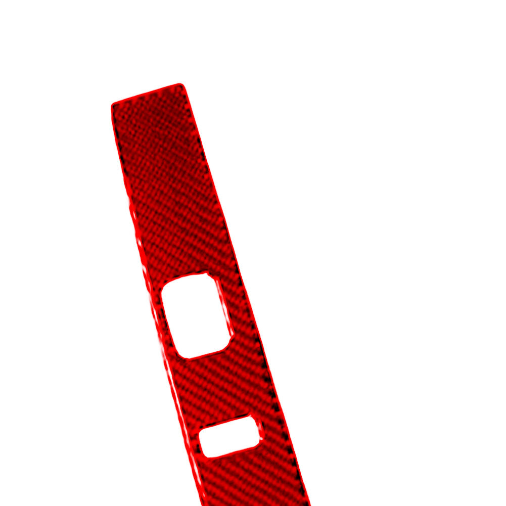 Red Carbon Fiber Passenger Door Control Cover For Colorado 2004-12/ for Canyon 05-12