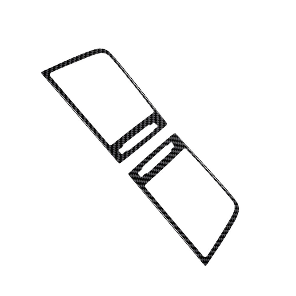 2X Carbon Fiber Dash Vent Oullet Cover Trim for Subaru Outback Legacy 2015-2017