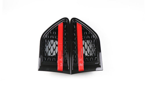 Black Red Front Side Door Fender Cover Trim for Land Rover Range Sport 2006-2013