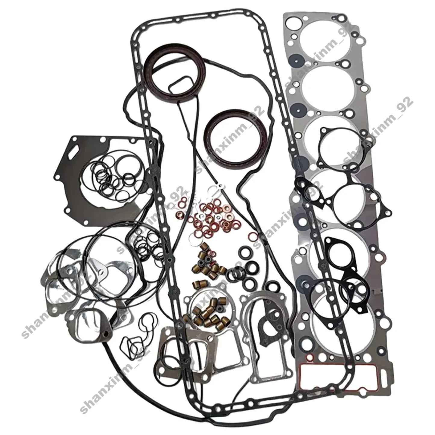 6HK1 Complete Cylinder Head Assy Full Gasket Set Fit for Isuzu Excavator Engine