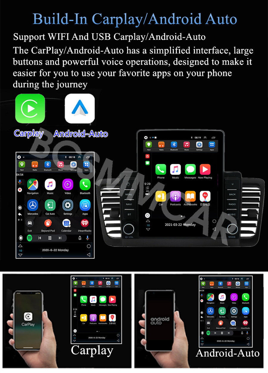 For Carplay Android 13 Car Stereo Radio Player Fit for Subaru Outback 2003-2009