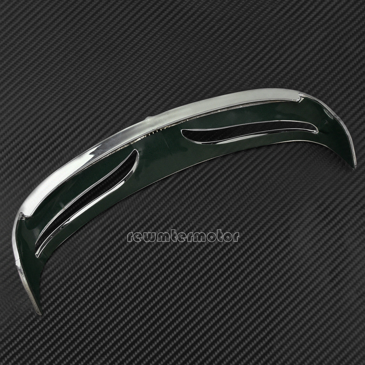 Chrome Rear Trailing Edge Fender Tip Fit for Harley Fatboy FLSTF 07-17 FLSTFB 10