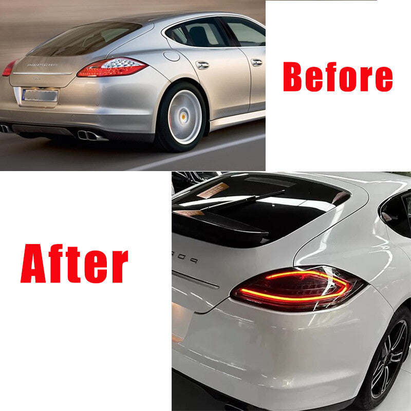 Smoke Black LED Taillights for 2010-2013 for Porsche for Panamera 970.1