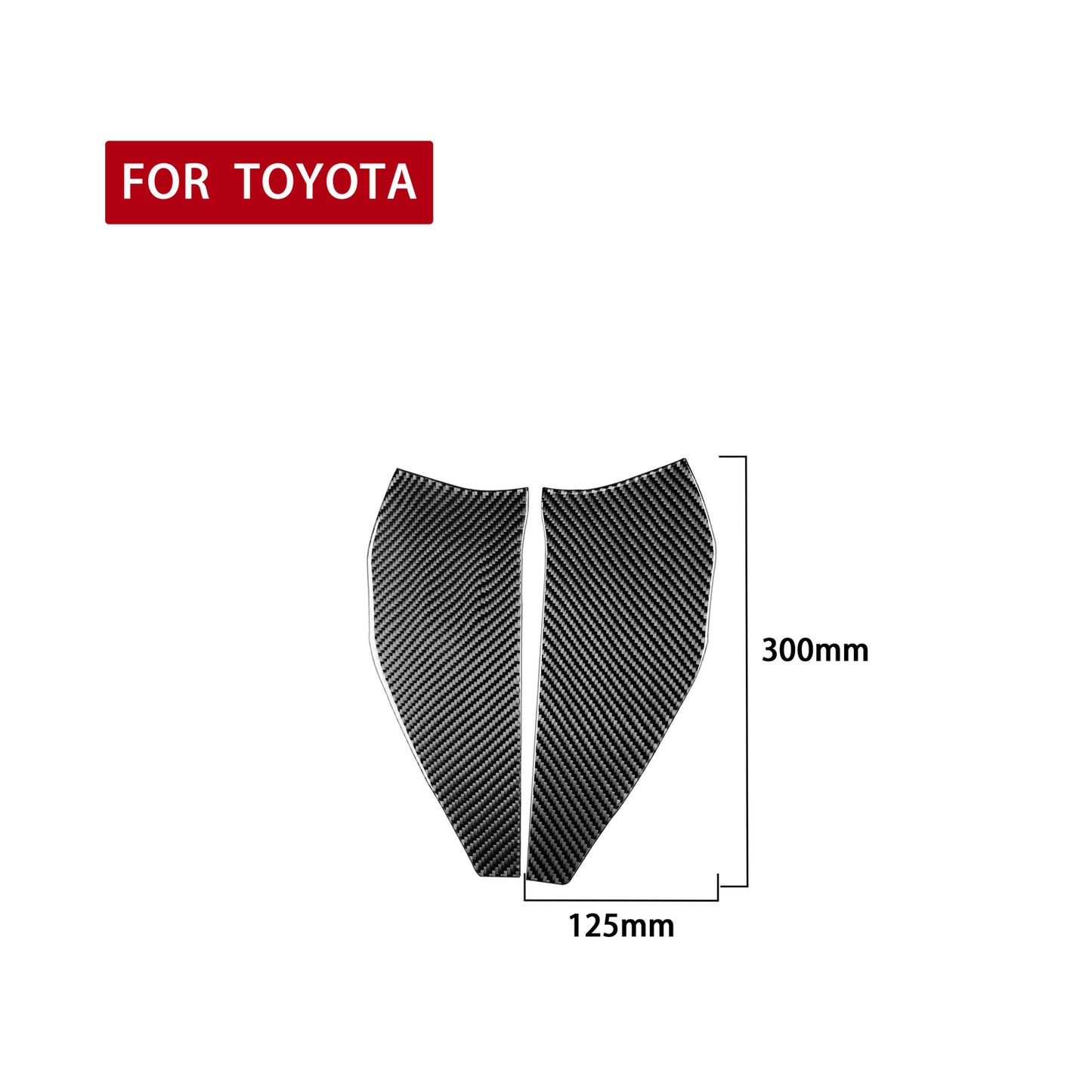 for Toyota 86 for Subaru BRZ 2016+ Carbon Fiber Door Anti-Collision Cushion Cover