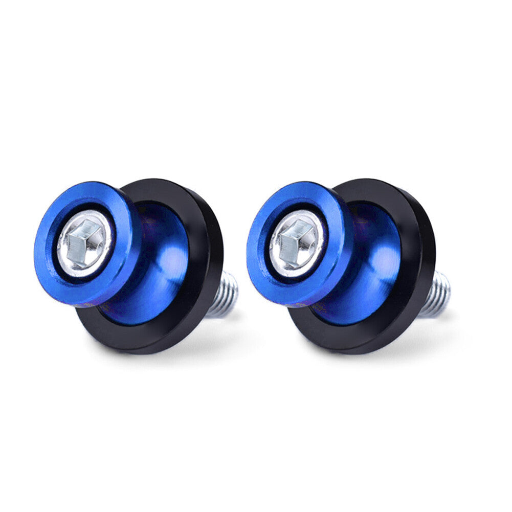 Schwingenspulen Slider Stand Schraube 8MM f¨¹r for HONDA CBR 600 900 1000RR Paar Blau