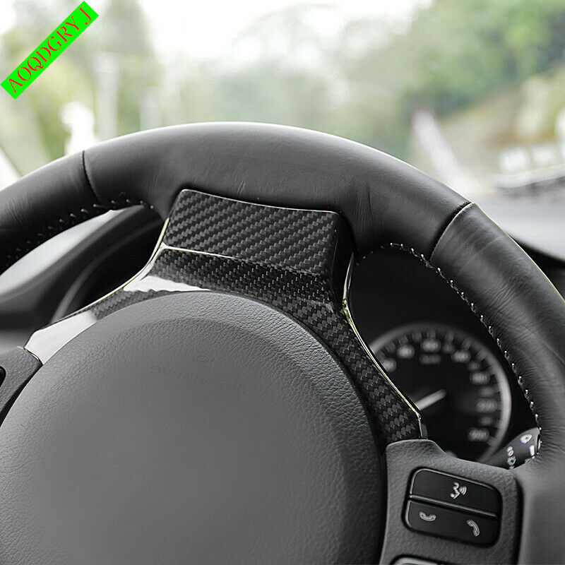 Carbon Fiber Look Steering Wheel Decor Trim Cover for LEXUS NX200t 300h 15-2021