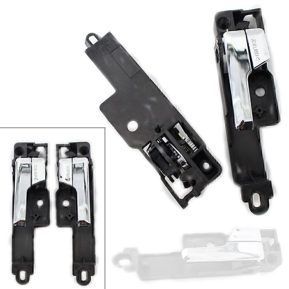 Pair Chrome Front Left Right Interior Door Handle For 2006-2012 11Ford Fusion