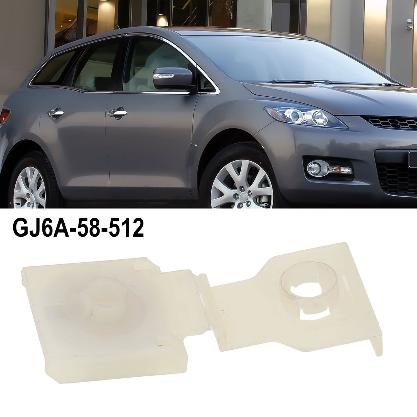 Door Glass Holder for Mazda 2 3 5 6 For CX7 For RX8 Black Non Deformation