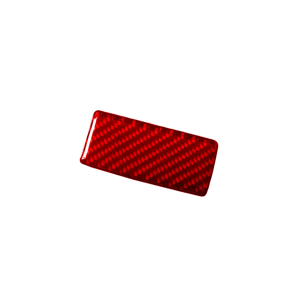 Red Carbon Fiber Glove Box Latch Trim for Land Rover Discovery Sport 2015-2019