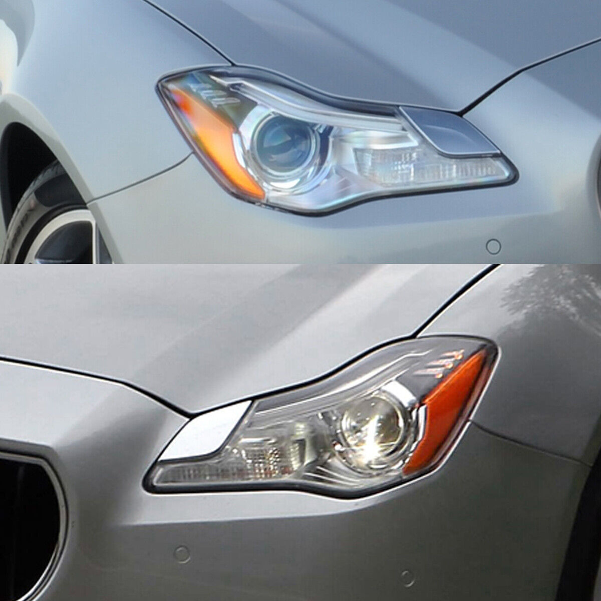 2x Front Headlight Lens Cover Headlamp for Maserati Quattroporte M156 14-2017