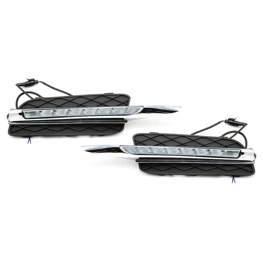 LED DRL Daytime Running Lights Bumper Driving Fog Lamps for BMW X5 E70 07-10