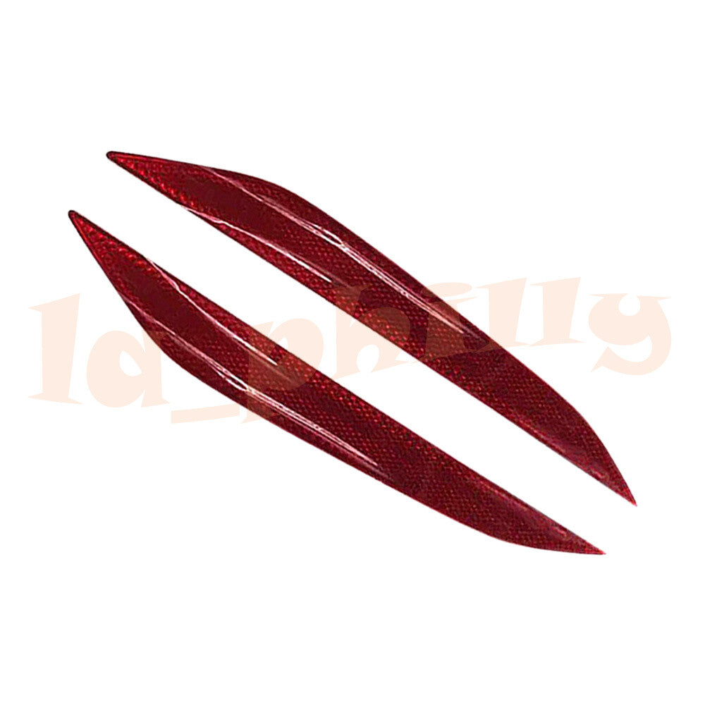 2Pcs Fits 17-22 for Alfa Romeo Stelvio Rear LH+RH Bumper Reflector Rear Brake Lamp