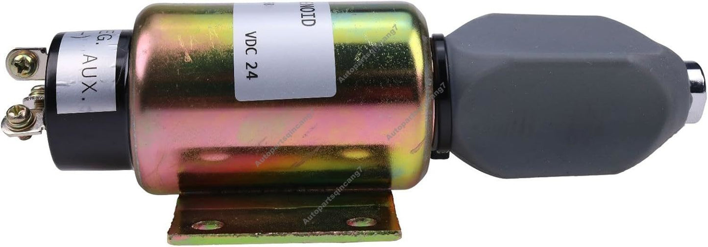 24V Stop Solenoid 2003-24E7U1B1S2A SA-3838-24 for Engine 6BT 6BT5.9L