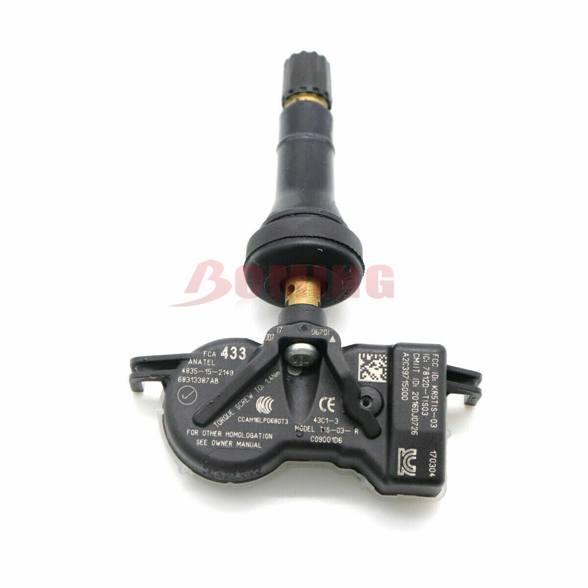 4-piece TPMS tire pressure monitoring sensor 68313387AB for Jeep Renegade and for Dodge Durango