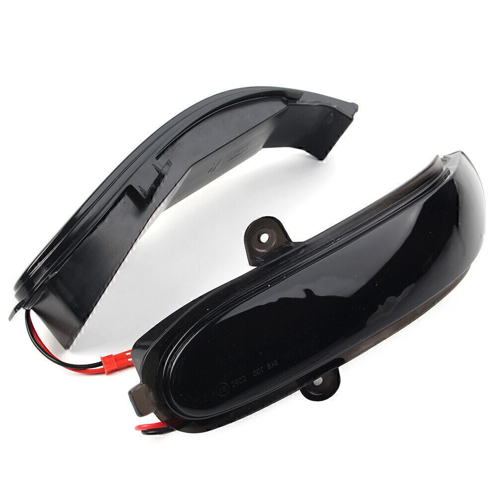 Pair LED Mirror Dynamic Turn Signal Light for Benz C Class W203 S203 CL203 Smoke