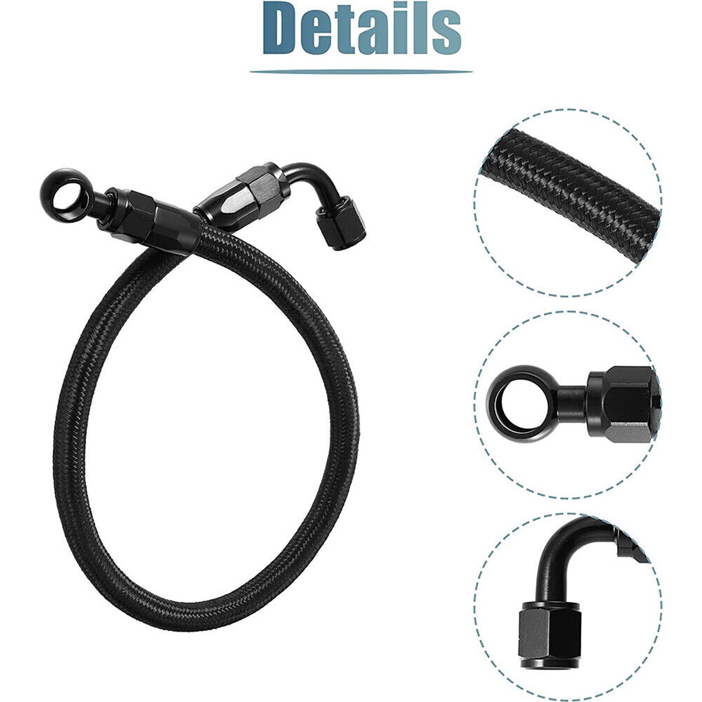 Braided Fuel Line for Honda for Civic for Acura Integra D15 D16 B16B B16A B18C EG EK DC2