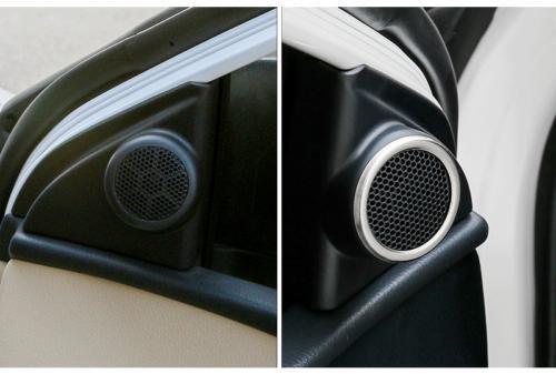for Toyota for Corolla 2014-2018 Silver Titanium A Pillar Horn Frame Cover Trim 2PCS