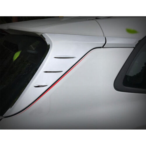 for Hyundai Kona 2018-2023 Chrome Rear Door Trunk Side Pillar Cover Spoiler Trim