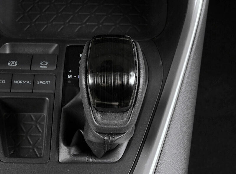 for Toyota RAV4 2019-2023 Black Titanium Middle Console Gear Shift Knob Cover1