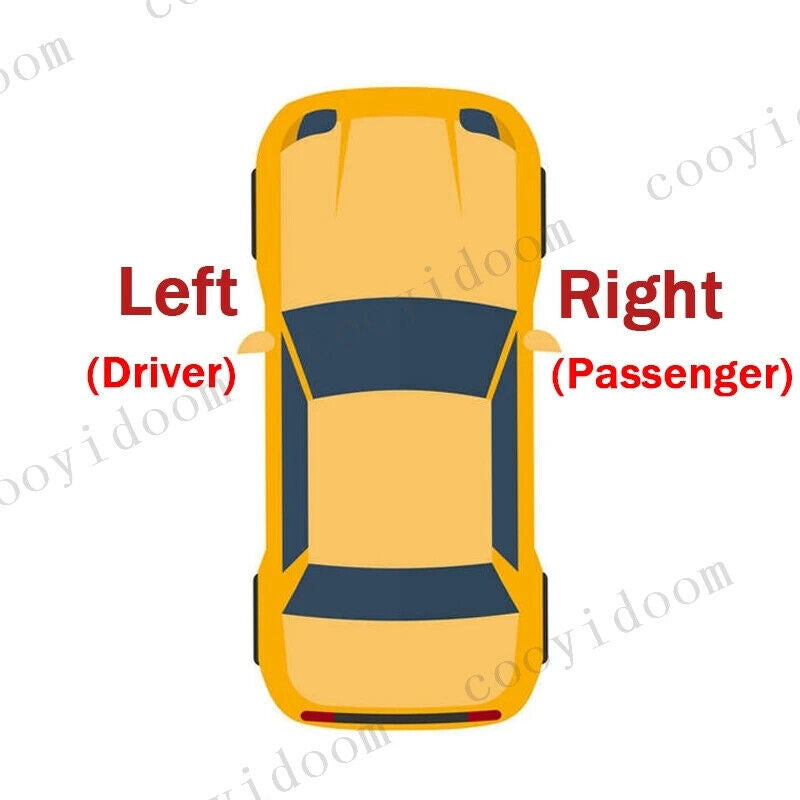 A pair of for Kia Picanto 2004-2007 headlights, driving lights (DRL), and front fog lights.