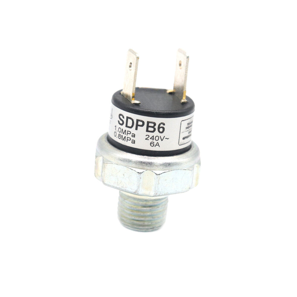 1x Air Compressor Pressure Control Switch Valve Horn SDPB6 240V 6A 0.8MPA-1.0MPA