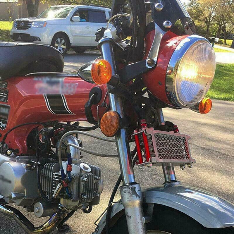 Oil Cooler radiator Curved beam Bike Monkey Racing Motorcyle refires Kayo BSE