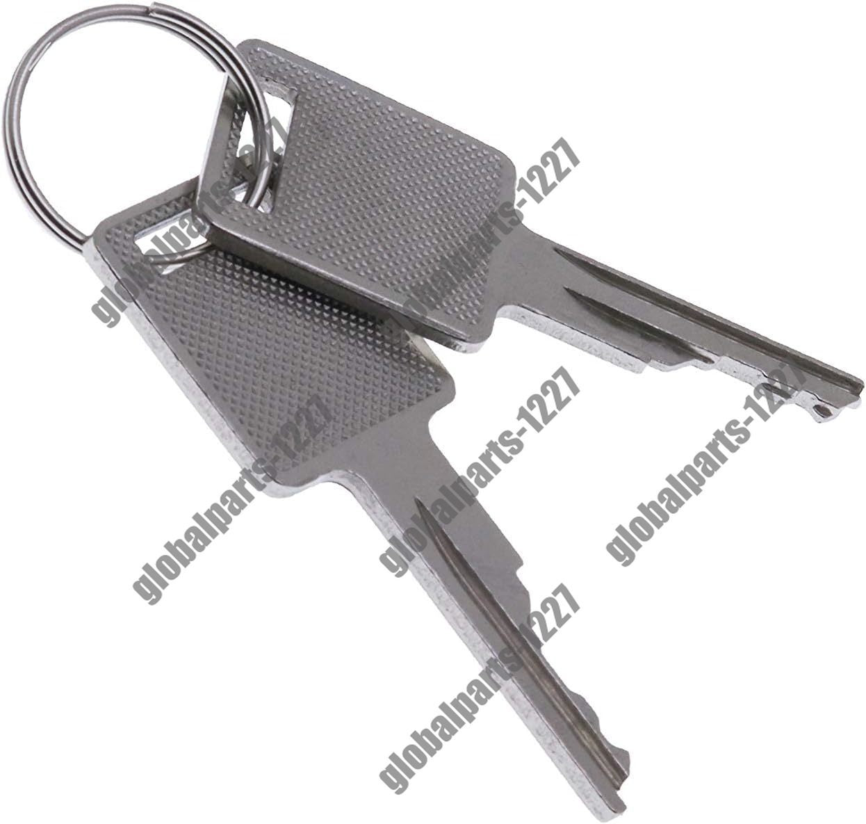 Two Handle Keys 6693241 6709527 for Bobcat 310 313 320 322 323 325 328 329 331