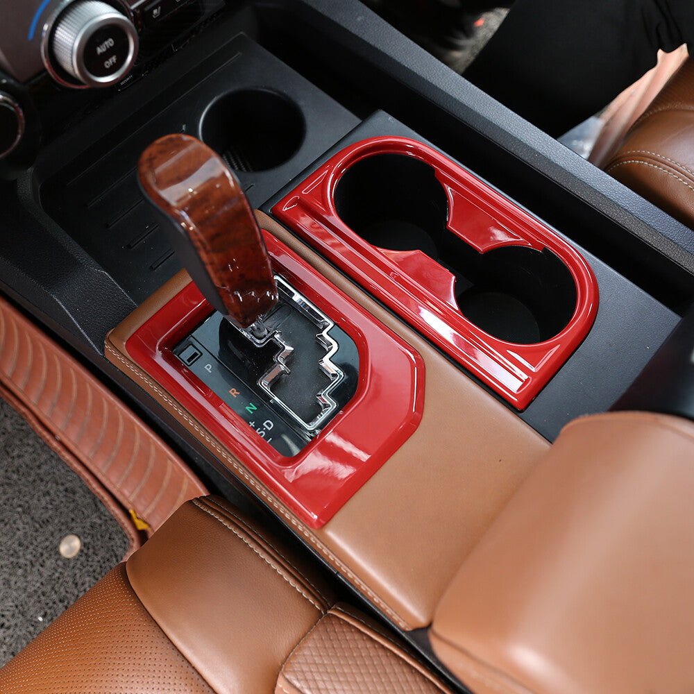 Carbon fiber interior door handle trim frame for Toyota Tundra 14-21 USA