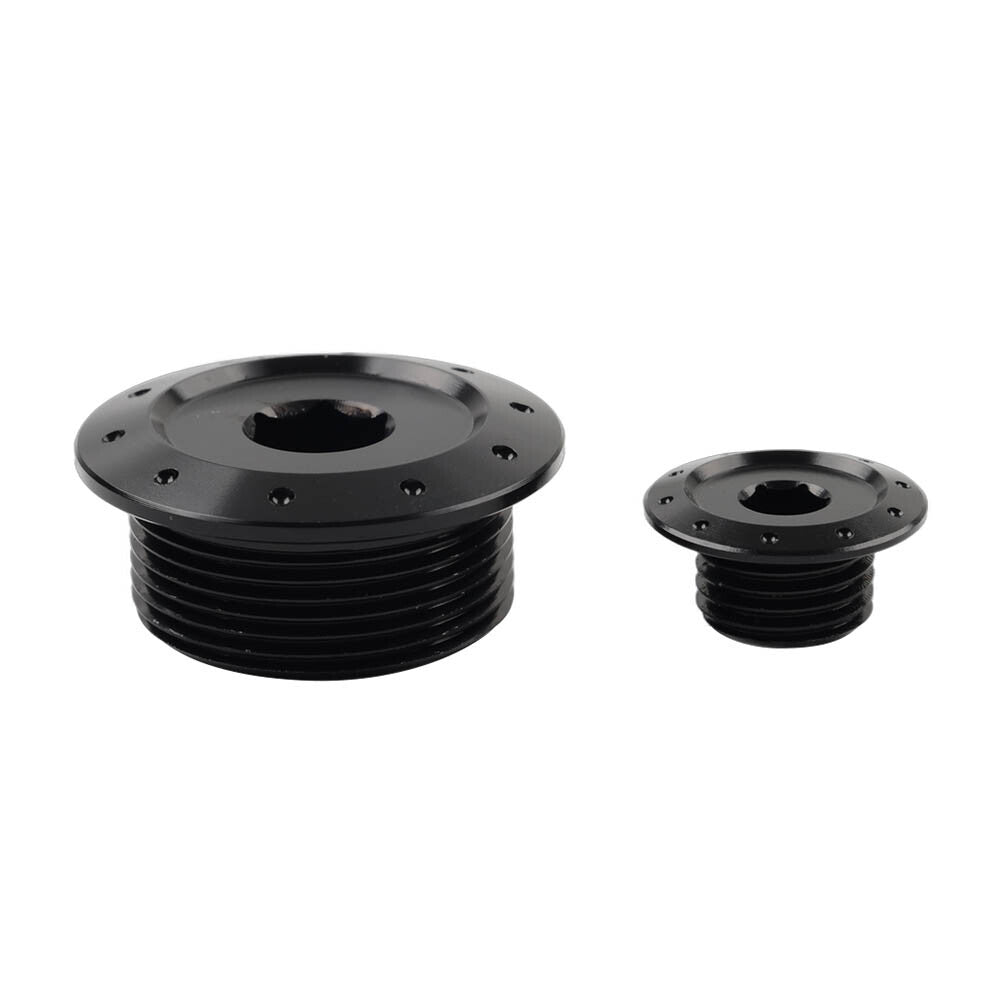 Crankcase Cover Straight Screw Plug Cap Black fit for HONDA CRF250L CRF300 RALLY