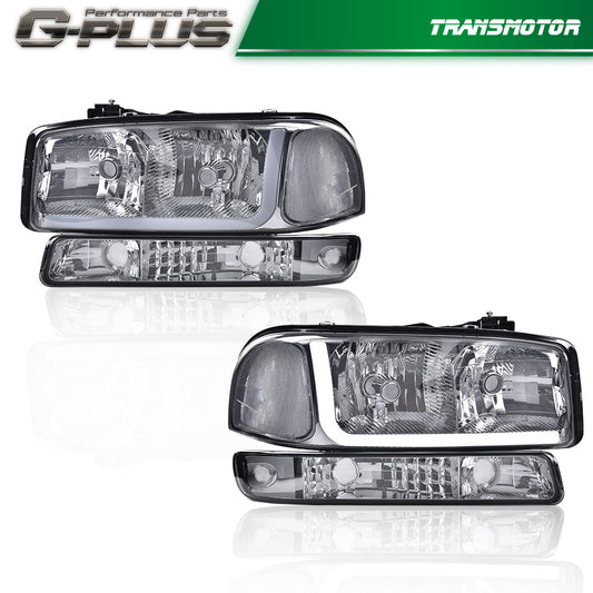 Sister 99-07 for Sierra for Yukon Chrome LED DRL Gum Bright Red