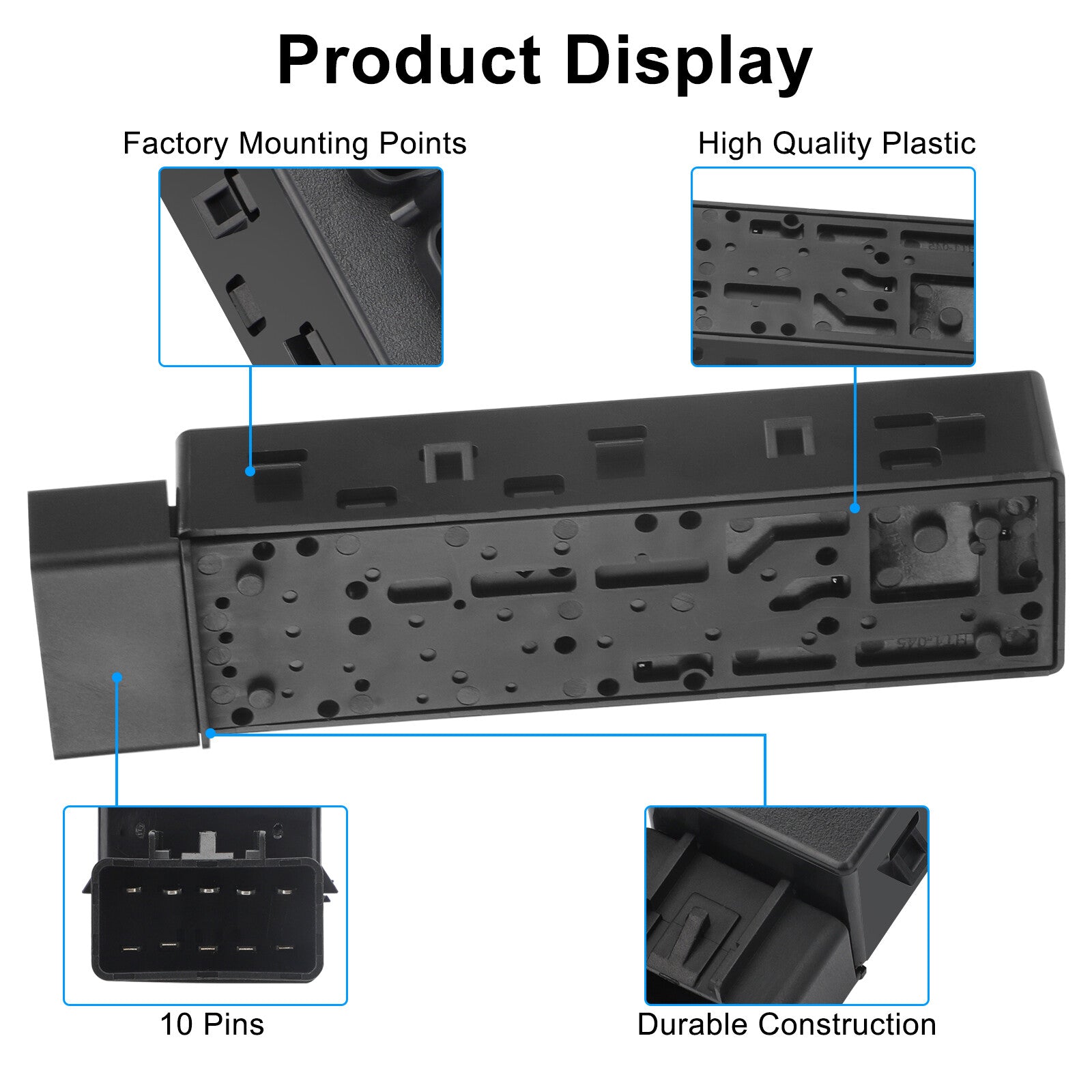 Right front passenger side power for seat control switch 12451498 is applicable to for Chevrolet for GMC