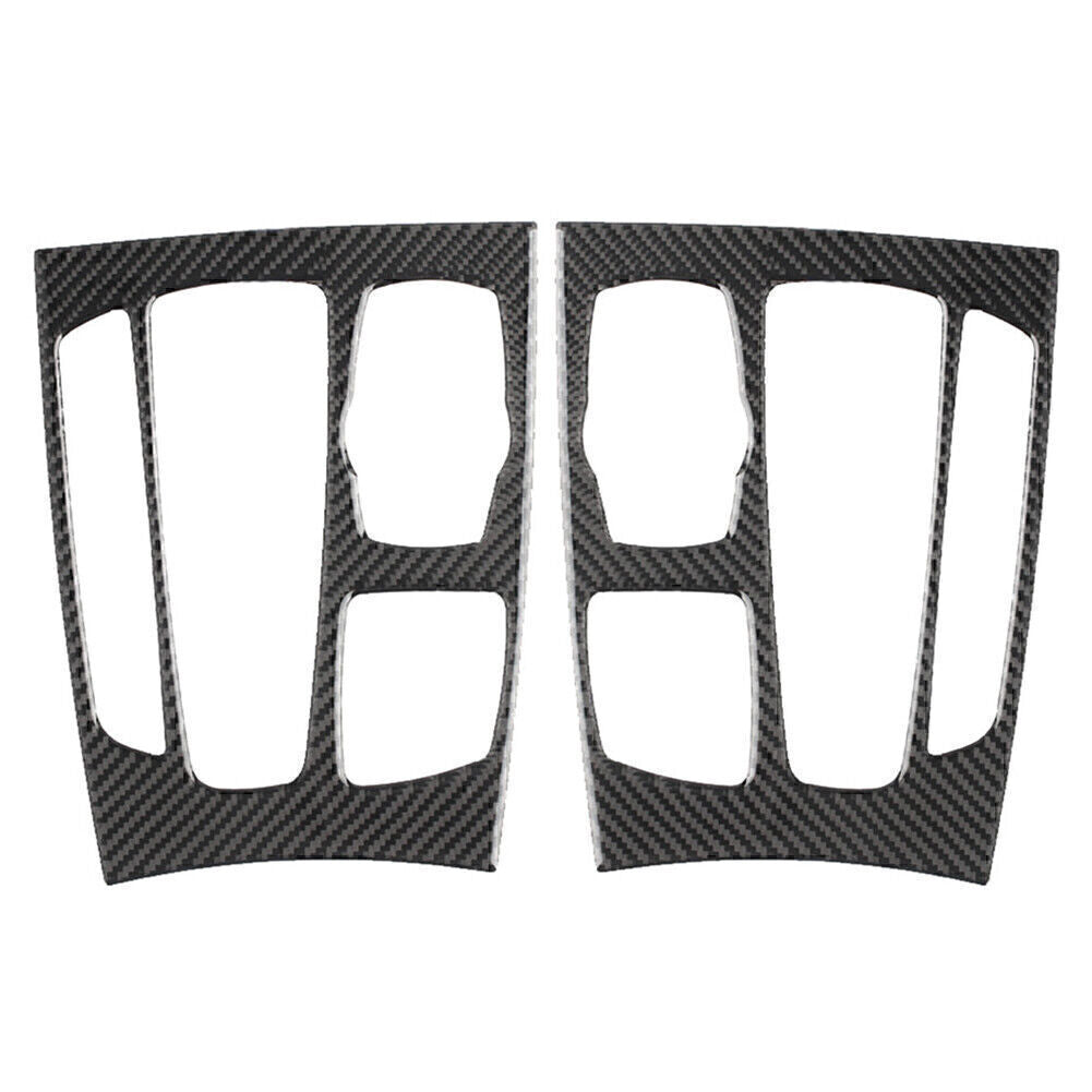 for BMW X5 X6 F15 F16 1X Carbon Fiber Gear Shift Panel Decor Cover Trim Sticker