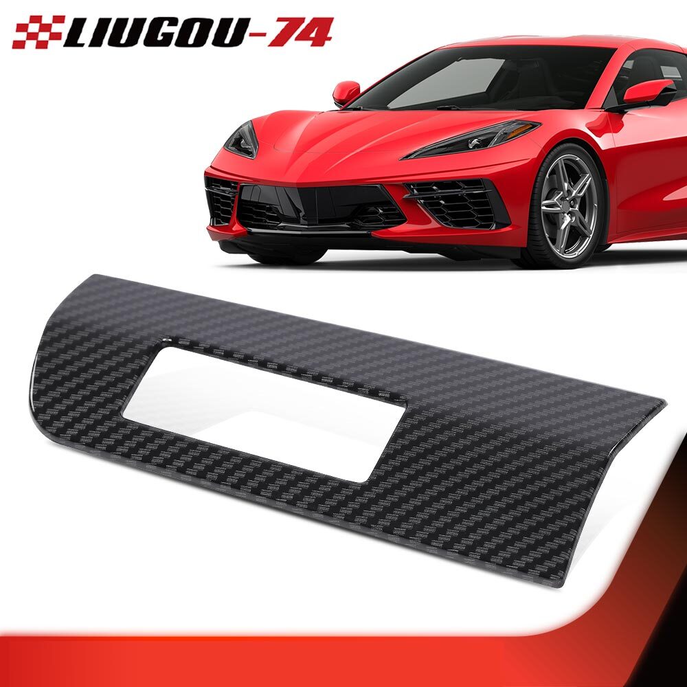 Carbon fiber head-up display panel cover trim suitable for 20-23 for Chevrolet for Corvette
