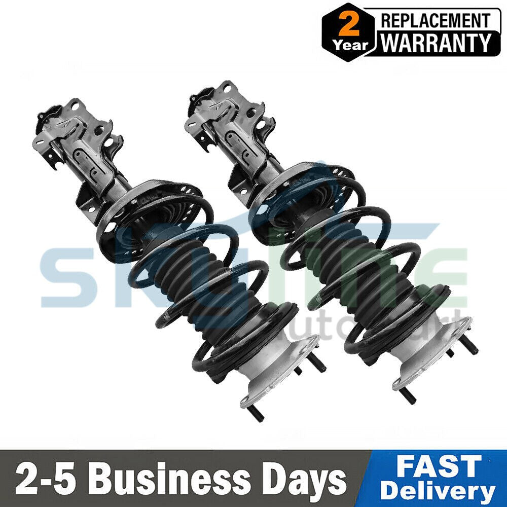 1 Pair Front Shock Struts Spring Assys for BMW X3 F25 2011-2017 X4 F26 2015-2018