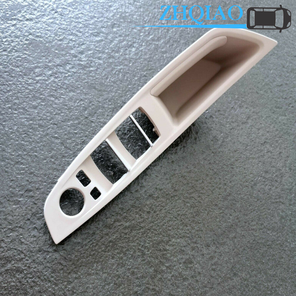 Beige White Front Driver Door Pull Handle Left Cover Trim Fit for BMW F10 528i 550i