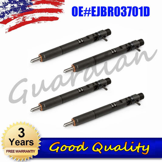 4-pack of fuel injectors EJBR03701D 33801-4X810 33801-4X800 for Kia Sedona Carnival