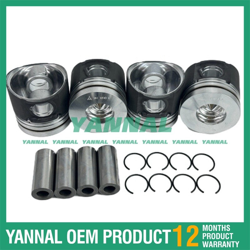 BF4M1011 piston + piston rings are suitable for Deutz BF4M1011 BF4M1011F engines 4271178