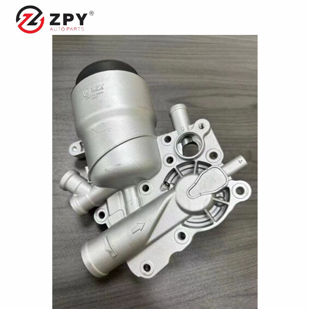 ZPY New Oil Filter Housing W/ Thermostate for Audi A6 A7 3.0 Diesel 059115389K