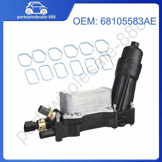 68105583AE Oil Filter Housing Adapter For 2014-2017Jeep for Dodge for Chrysler for Ram 3.6L
