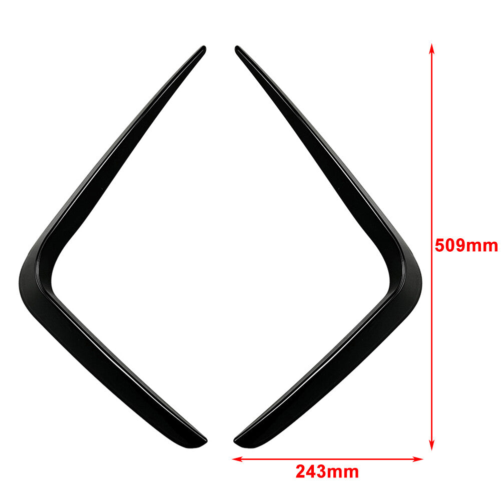 Front Bumper Lip Spoiler for BMW 4 Series G22 G23 G26 M Sport 2020-2023