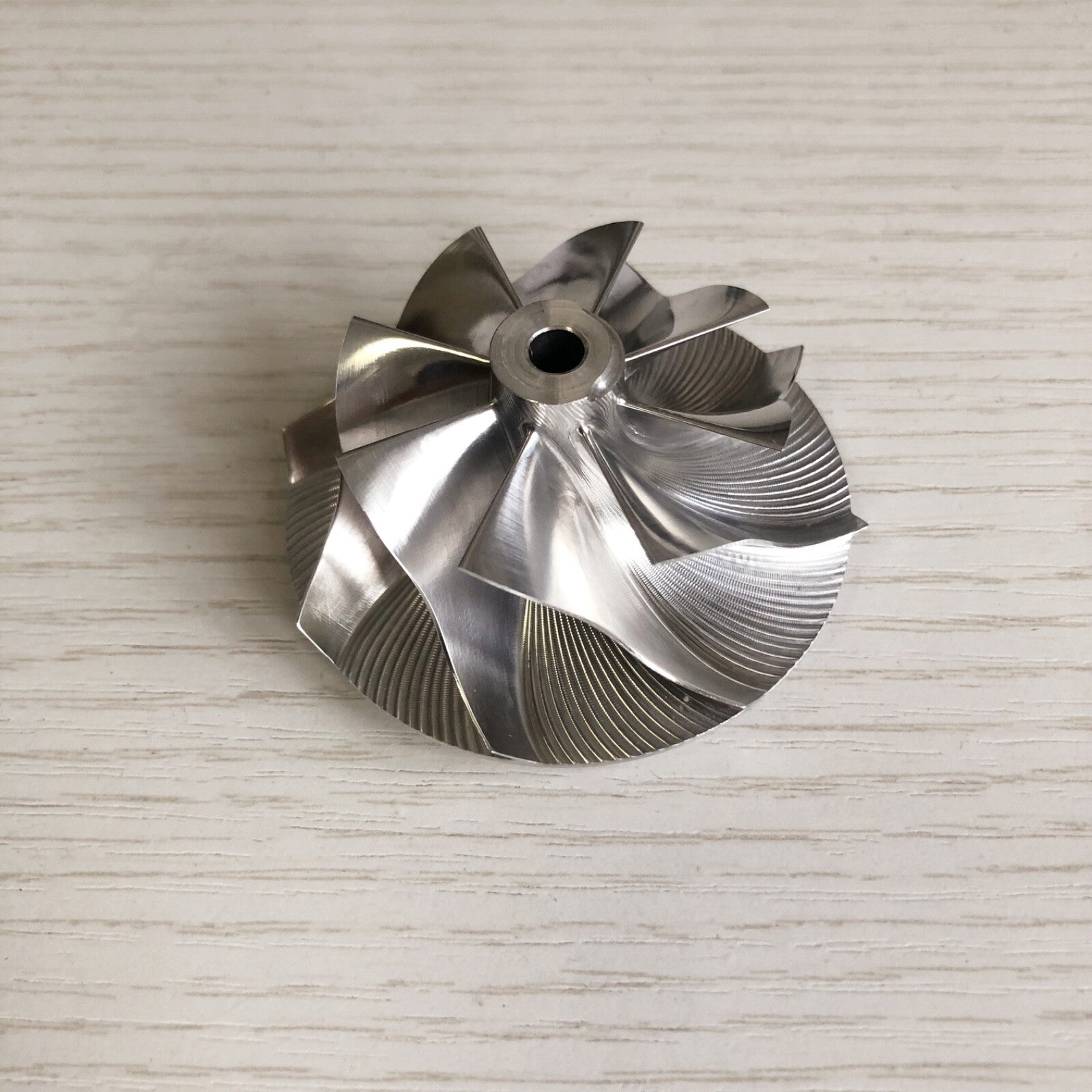 GT15-25 43.50/60.00 mm 8+0 Blade Turbocharger Blank Compressor Wheel