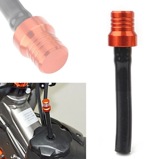 CNC For Dirt Pit Bike ATV Quad Gas Fuel Tank Air Vent Hose Tube Breather Orange