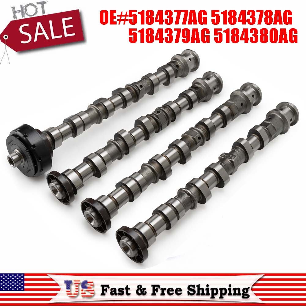 4PCS Engine Camshafts for CHRYSLER 200 300 TOWN COUNTRY for DODGE AVENGER CHARGER