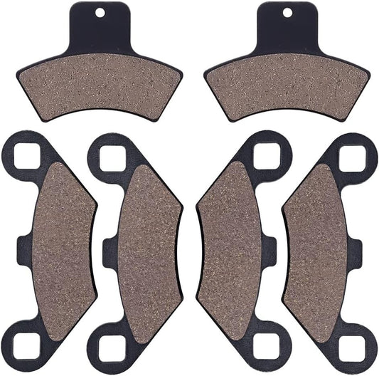 Front and Rear Brake Pads for Polaris Sportsman 500 400 335 Scrambler 400 500