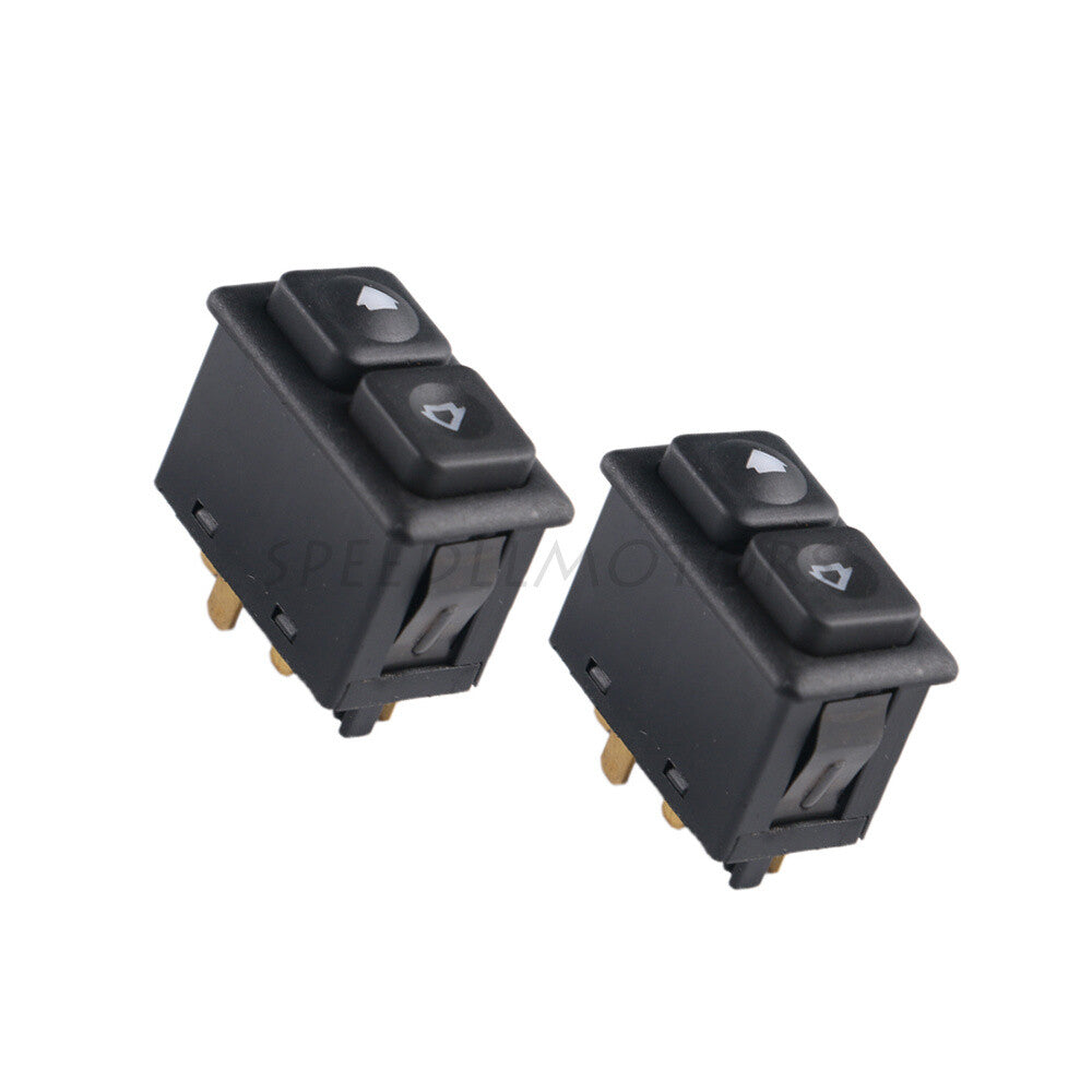 Set of 2 Illuminated Power Window Switch for BMW E23 E24 E28 E30 61311381205 NEW