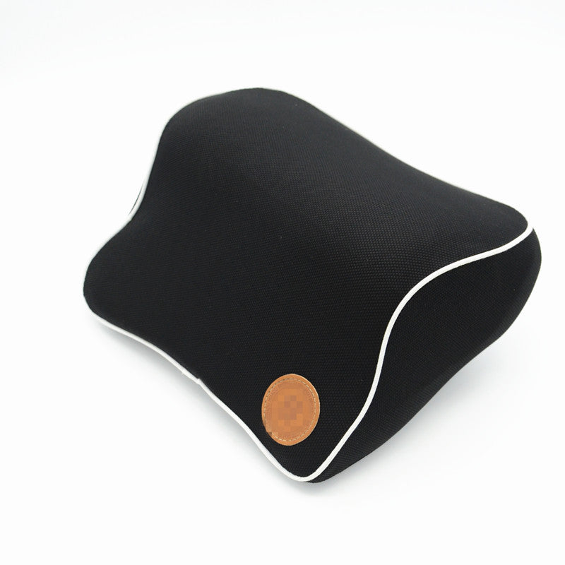 Car Memory Foam Neck Pillow for Seat Headrest Support Covers Black Cushion Comfort