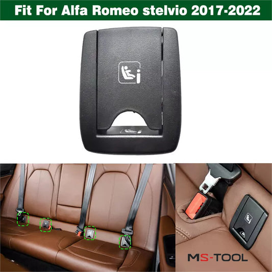 for Alfa Romeo for stelvio 2017-2022 Rear Row Child for Seat Buckle ISOFIX Switch CoveGG