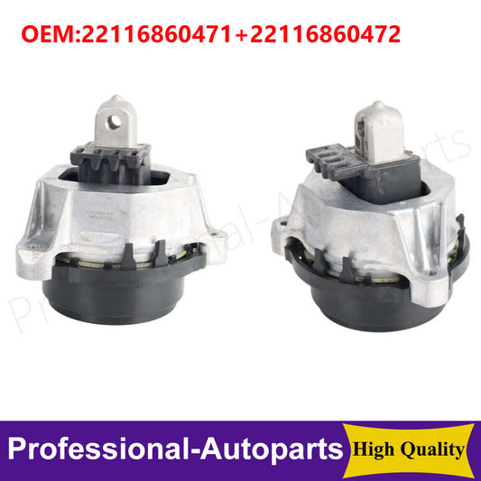 One pair of left and right engine mounts suitable for BMW xDrive 540i 640i 740i X3 X4 X5 X6