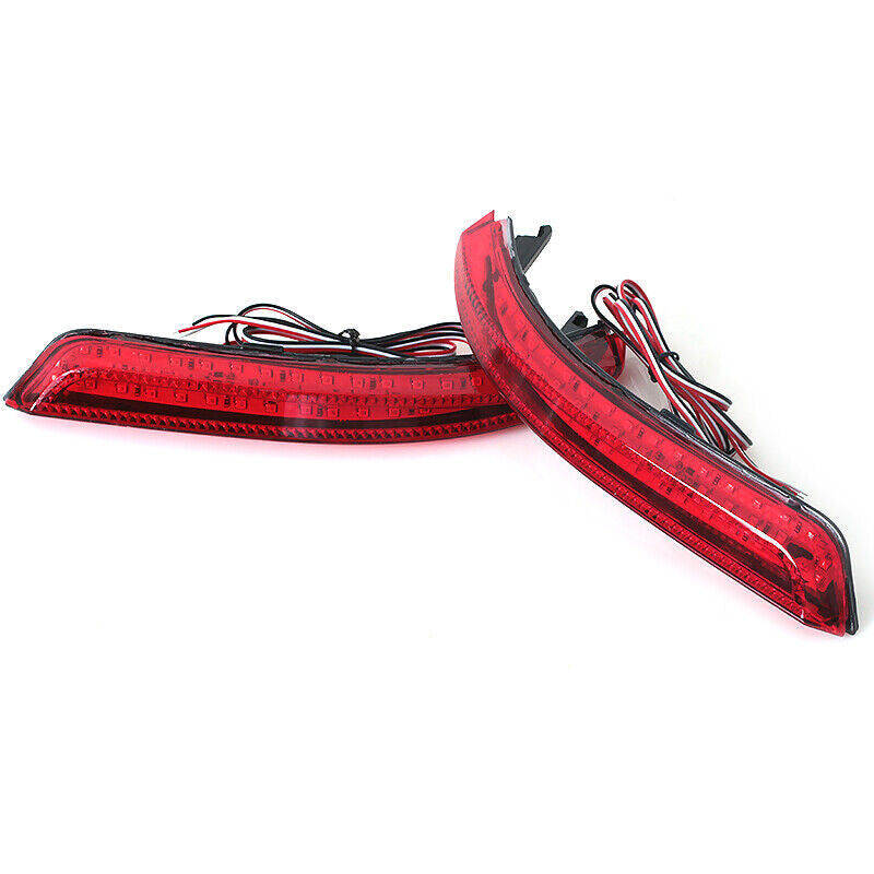 A pair of rear bumper reflector brake lights for the 2009 for Nissan Almera Bluebird Sylphy 11.